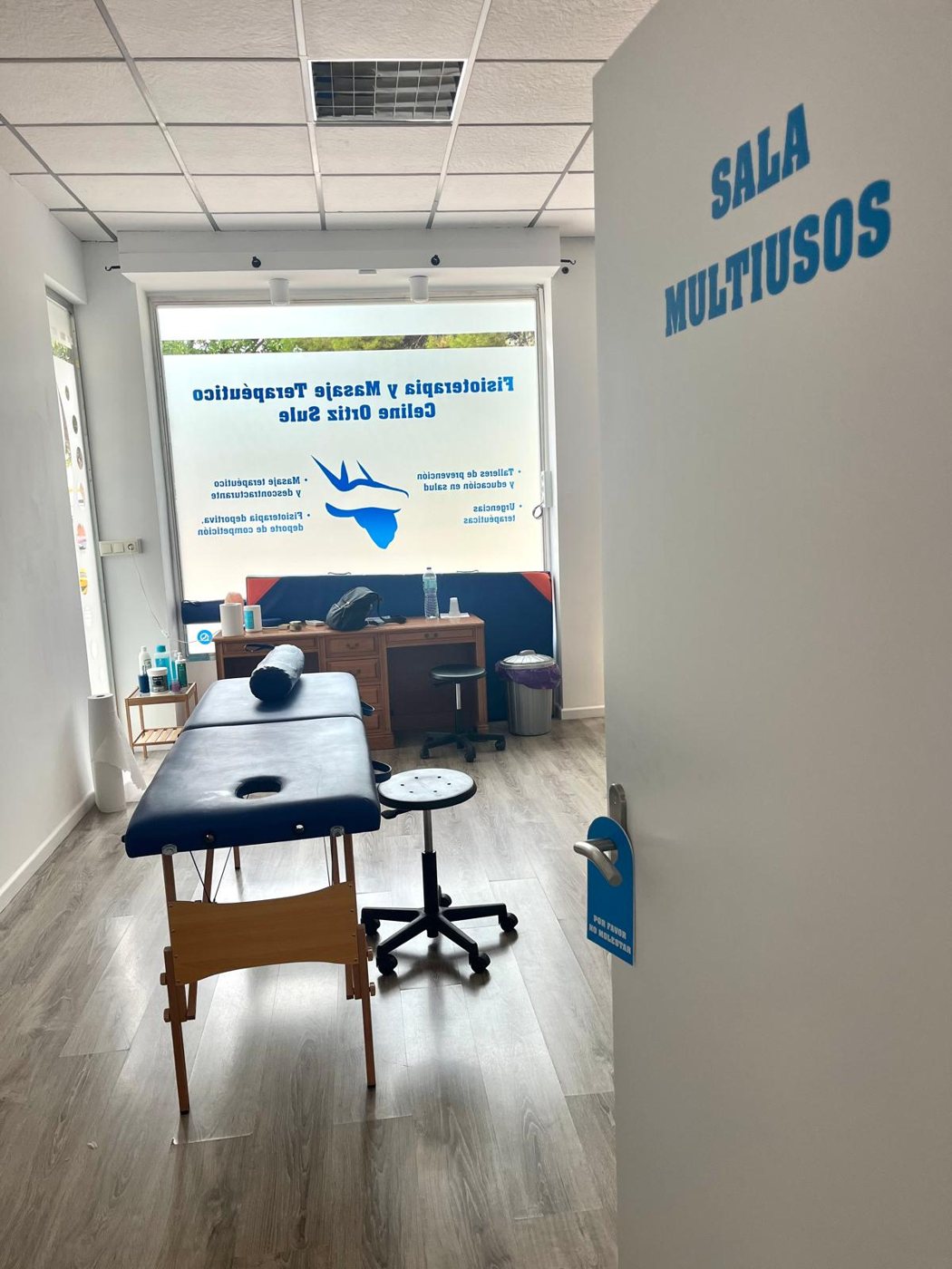Sala de la clínica de Celine Ortiz